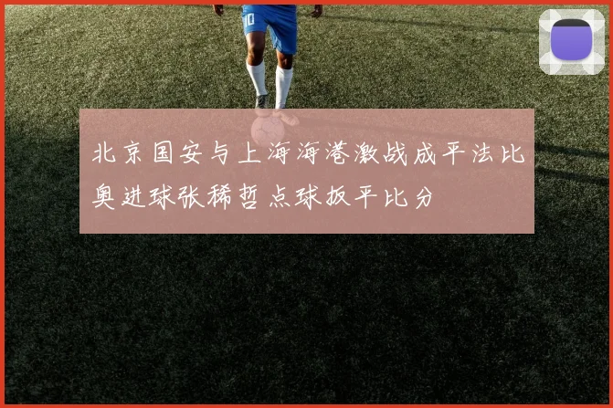 北京国安与上海海港激战成平法比奥进球张稀哲点球扳平比分